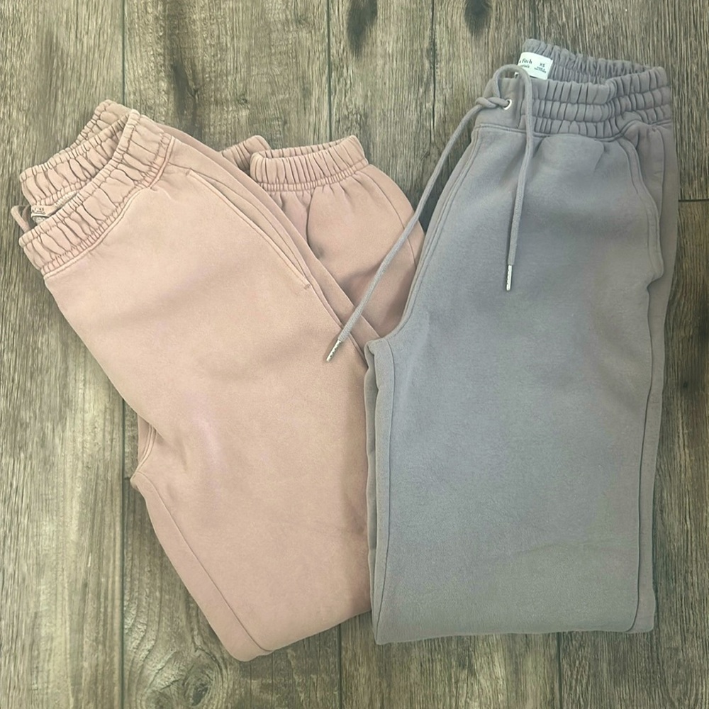 Two Abercrombie sweatpants